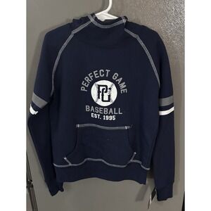 Perfect‎ Game Baseball Hoodie Sweatshirt Navy Blue Youth Small Gift NEW